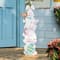 Glitzhome® 30.75" Easter Stacked Bunny Wooden Porch Décor